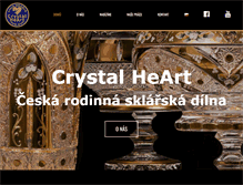 Tablet Screenshot of crystal-heart.cz